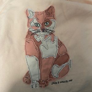 Teddy fresh patchwork cat sweater